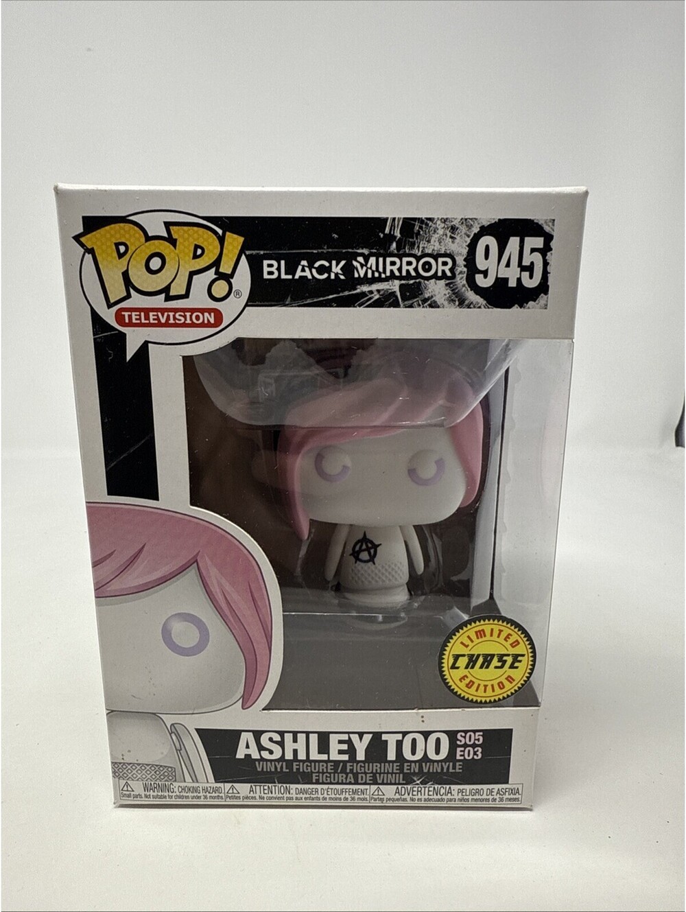 Funko Pop Black Mirror #945 Ashley Too CHASE W/Protector!!
